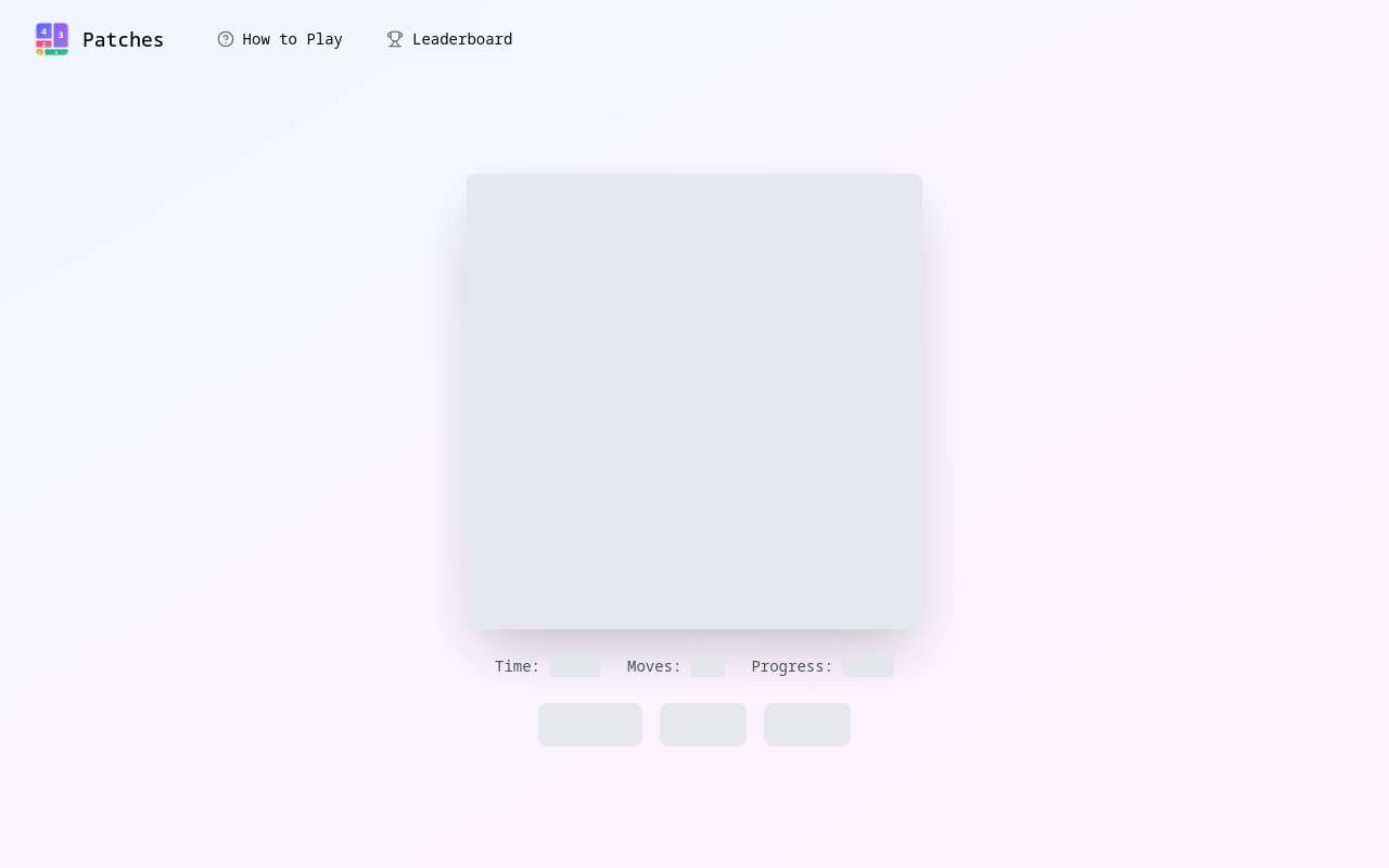 开发了一个 patches 风格的数字矩形游戏，欢迎来挑战