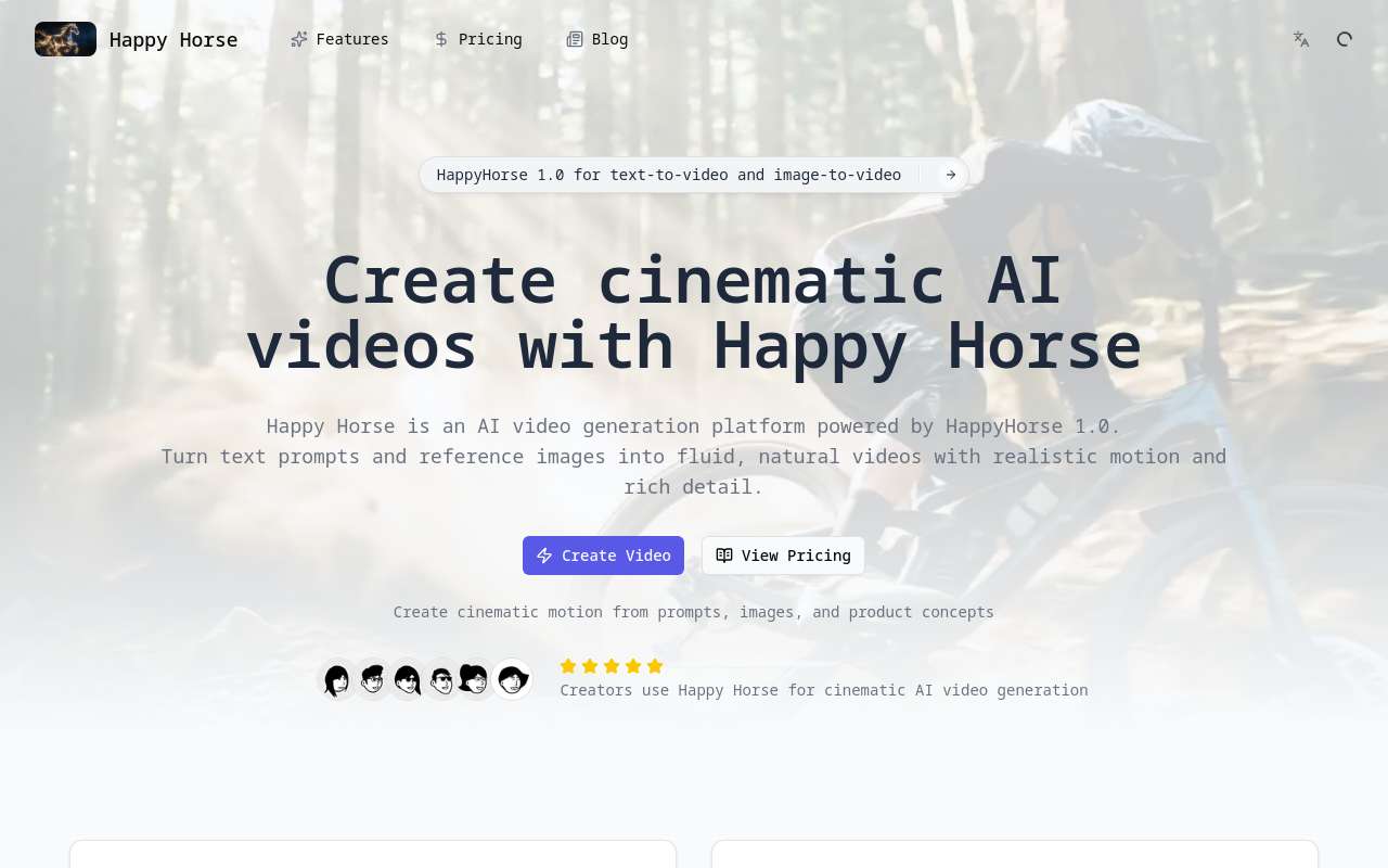 一个关于「快乐马」的小站： happyhorse.space
