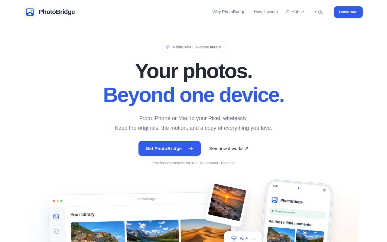 PhotoBridge：让 iPhone 通过 Wi-Fi 直传 Pixel，动图也能保留