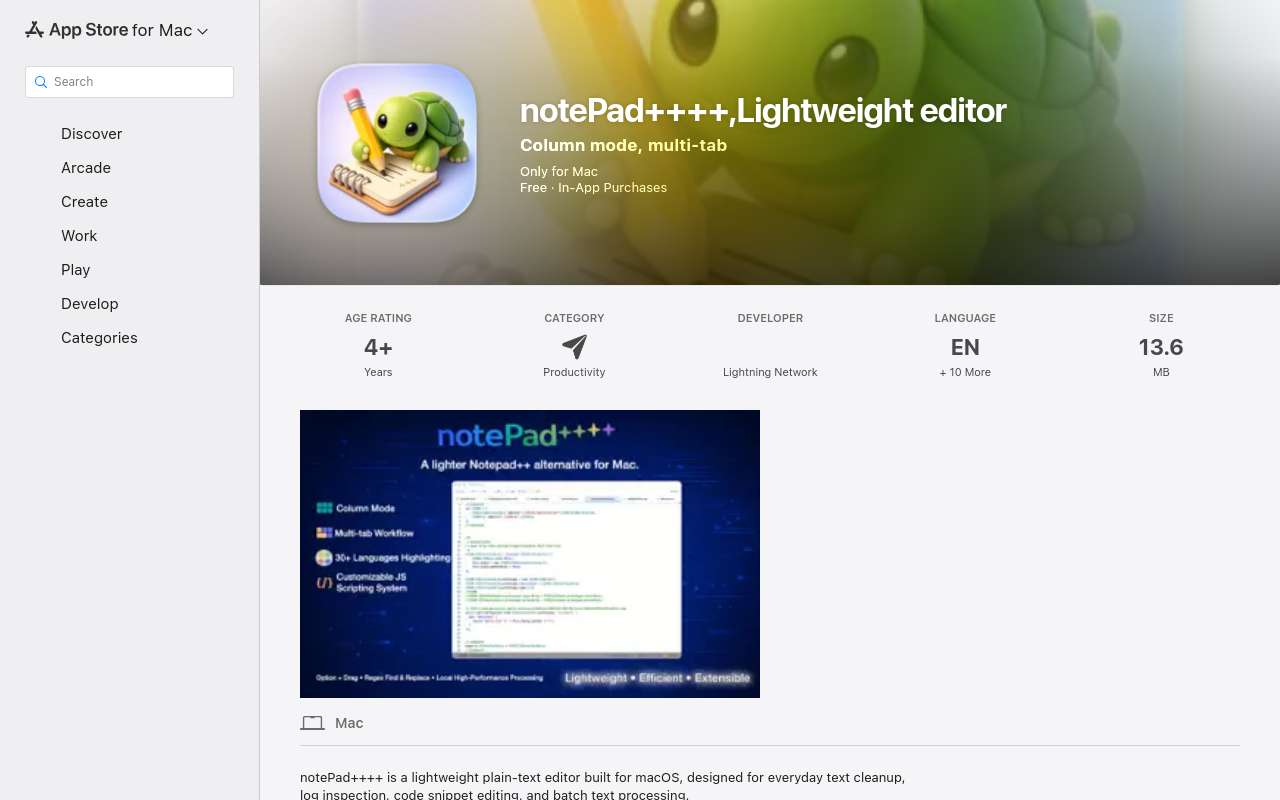 做了一个轻量的 Notepad++ for Mac 替代品,想听听大家意见